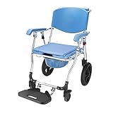 WC 1 pièce Chaise De Toilette Chaises Percées Chaise Chaise Pliante en Aluminium for Personnes Âgées Fauteuil Roulant De Bain Polyvalent Pedal Bedside Commode WC 1 pièce