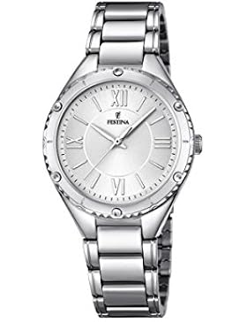 Festina Damen-Armbanduhr Journees Analog Quarz Edelstahl F16921/1