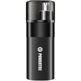 Powertec TR-504 Professional Rechargeable Nose & Ear Hair Shaver (9600 RPM)