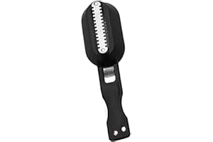 Steelwingsf Écailleur de poisson multifonctionnel et professionnel Noir