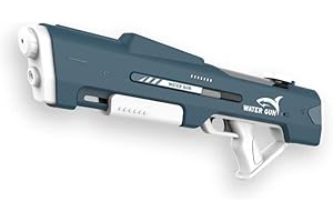 FUNTHY 2024 Electric Water Gun Automatic Squirt Guns with 1000CC Large Capacity Water Absorption Water Blaster Summer Outdoor Toys Pool Toys for Kids & Adults-Blue