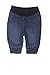 Steiff Baby Girls Hose Jeans Trousers, Blue (dark Blue Denim Blue 0012), 86