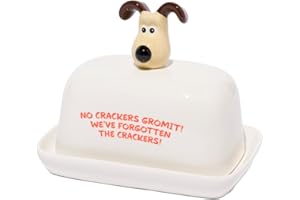 Half Moon Bay Wallace and Gromit Butter Dish