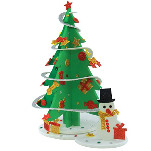 Imagimake Sparkling Christmas Tree and Snowman (Multicolour)