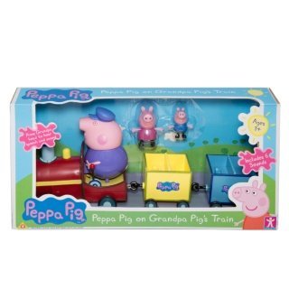 New Peppa Pig on Grandpa Pig's Train