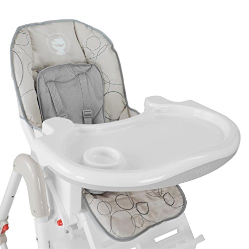Froggy Baby Kinder Hochstuhl mit Sicherheitsgurt und Großem Esstisch, Höhenverstellbar, Zusammenklappbar - 6