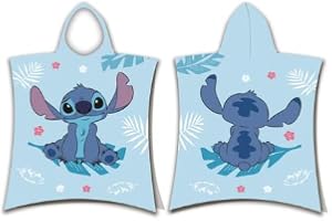 Stitch "Blue" barnponchohandduk