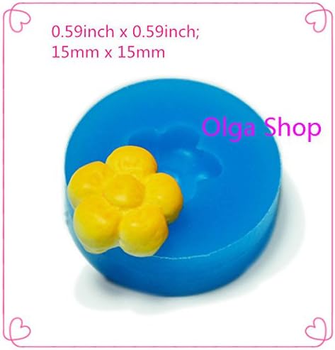 G062 Silicone Mould Mould Brioche Bread Flower 15 mm