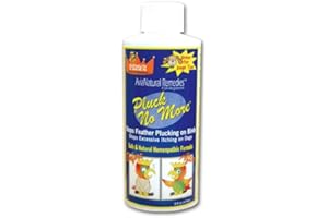 KINGS CAGES COMPLEMENTOS PARA AVES - Anti picaje Pluck NO More Especial para psittacidas y Loros Frasco 177 ml