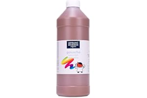 Lefranc Bourgeois - Gouache liquide Essentiel pour enfants - Bouteille 1L - Marron