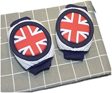 Anlass 1 Pairs Kids Knee Pads Adjustable &amp; Breathable Baby Crawling Safety Protector for Baby and Toddlers Flag