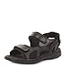 Produktbild Herren Sandalen Echt Leder Outdoor Sommer Sandalen, Gr.-42 EU,Schwarz