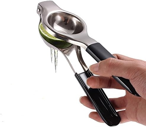 Manual Lemon Squeezer Juice Extractor High Strength Stainless Steel Squeezer Suitable for Juicing Orange, Lemon, Citrus