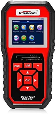 KW850 OBDII Car Engine Diagnose Tool Car Code Reader Scan Check Engine Light Code For All 12 V Petrol Gasoline Car Diagnose