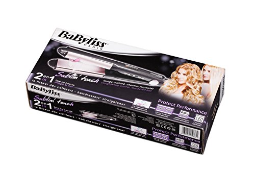 BaByliss 2 in 1 Haarglätter / Glätten und Locken legen / Sublime Touch Surface / Ceramic Technologie / LED Präzision / 5 Positionen Temperaturwahlschalter / 2 Jahre Garantie - 8