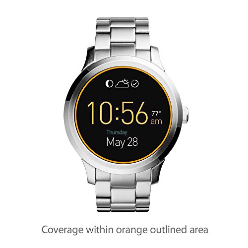 BoxWave® Fossil Q Founder Displayschutzfolie, klar, matt, schützt vor Blicken, schützt vor Fingerabdrücken, 2 Stück