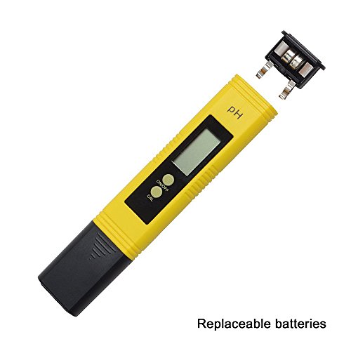 Zilong Digital pH Meter Messgerät, ph wert tester Messer Für Wasser, Aquarium, Pools, Schwimmbad, Labor, mit 0,00-14,00 pH Messbereich - 4