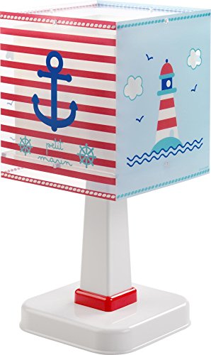 Dalber 43421 Tischlampe Kleiner Matrose, Plastik, blau, 13.5 x 13.5 x 29 cm - 3