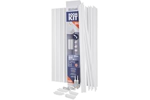 D10-ROOMKIT DECOFLAIR Moulure de plafond Polystyrène 80 x 80 x 2000 - 1 pièce