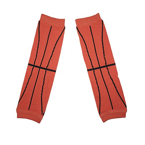 TopTie Baby Leg Warmer Toddler Boy Leg Warmers, Sports Pattern (Price/Pair) - Basketball