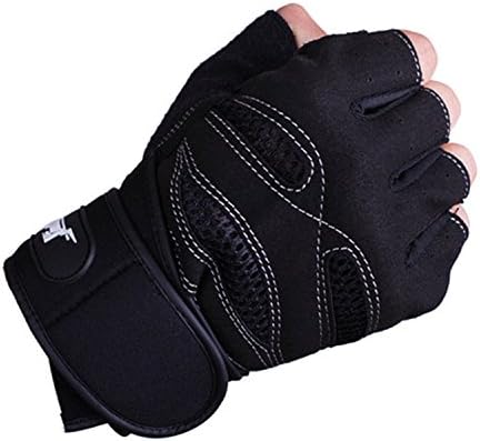 Xinhenchen A Pair Of Unisex Professional Sports Riding Fitness Gloves Cycling Half-finger Fingerless Shock Absorption Silica Gel Gloves/Mitts