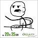 Price comparison product image Decus Cereal Guy Meme XL 1629 Sticker OEM JDM Style Sticker