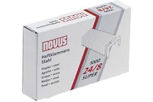 NOVUS Zszywki 24/8 ocynkowane 1000 sztuk