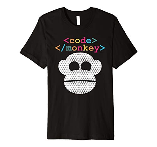 Code Monkey Developer TeesCode Monkey Developer Data Syntax T-Shirt