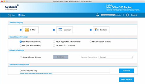 MAC Office 365 Backup