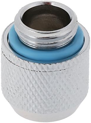 Prettygood7 G1/4 External Fitting Thread Tube Connector for 9.5 X 12.7 mm PC Water Cooling System Soft Tube Connector (Point)