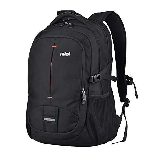 Mixi Tear/Wasser beständig Laptop Rucksack Schule arbeiten Business Reisetasche mit Dual Laptop Fächer, passend für die meisten 39,6 cm MacBook Computer und Tablets schwarz schwarz 20″ - 8