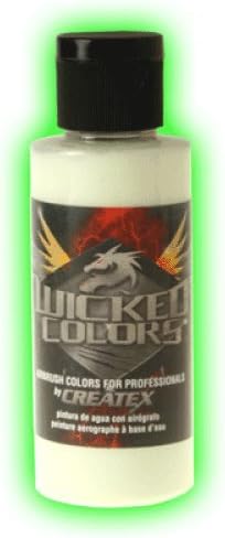 Createx Wicked UV Glow White 2oz (60ml)