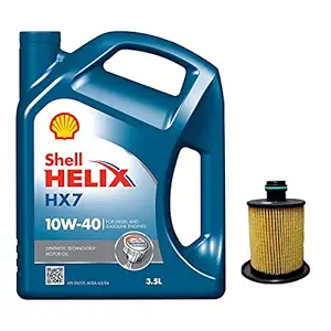 Pitstop - Oil change Kit - Shell HX7 Engine Oil + Filter - Chevrolet Beat (Diesel)