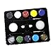 Produktbild FLAMEER 10 Farben Schminkasten Schminkset Make-up Schminkfarbe Tiermasken Körperfarben Gesicht Malerei Für Kinder Damen Kostüm Party