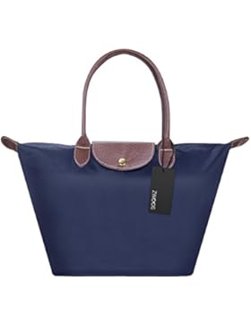 Nylon Damen Shopping Shopper Tasche – ZWOOS Frauen Stilvolle Wasserdichtes Handtasche Schultertasche Umhaengetasche...
