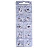 Blister 10x Knopfzelle Rayovac 379 SR63 SR521 SB-AC/DC GP379 1,55 V