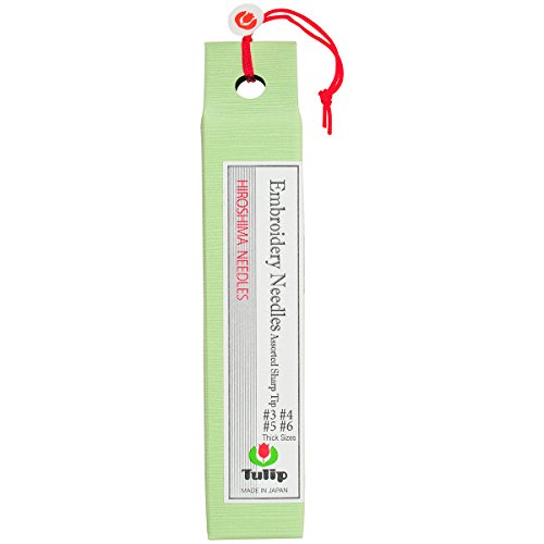 SewlineTulip Embroidery Needles 8/Pkg-Assorted Thick