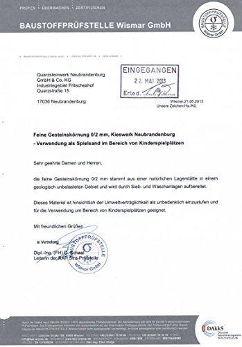 25Kg Filtersand 0.4-0.8 mm Poolfilter Quarzsand für Sandfilteranlage , gewaschen, feuergetrocknet, gesiebt - 5