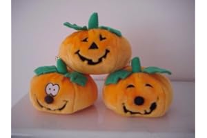 EBO PLÜSCHTIERE EBO 16611 - 3er-Set Halloween-Kuschelkürbisse