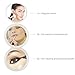 BROADCARE 3-1 Travel Makeup Mirror Handhold Tri-Fold portable Mirror Cosmetic Mirror with 1 x 2x and 5x Magnification