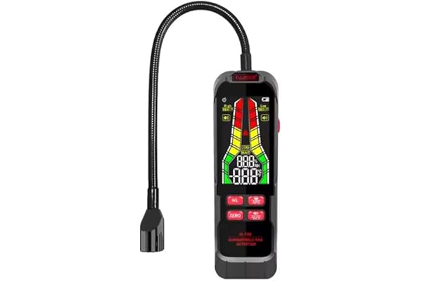ZLLJMETER ZL73A Digital Gas Leak Detector for Combustible Flammable Natural Gas Liquefied Petroleum 50-10000 Sound Alarm Combustible Gas Detector