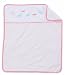 Butterfly Fields Baby Girls Crib Cot Bedding Set - including Bumper, Coverlet / Quilt and Fitted Sheet - Pink Flower and Butterfly Design