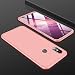 Produktbild KeKeYM Mi 4X Hülle, 3 in 1 Ultradünner PC Hülle 360 Grad Full Body Schutzhülle Hülle Vollschutzhülle für RedMi Mi 4X Matte Schutzhülle Handyhülle abnehmbar Rückdeckel - Roségold