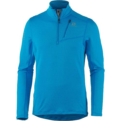 Preisvergleich Produktbild SALOMON Herren Laufshirt Grid Langarm hellblau (299) L