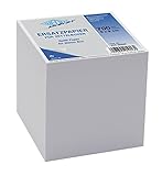 Wedo 27026500 Ersatzpapier (für Zettelbox, holzfrei, 9 x 9...