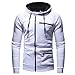 Produktbild Geili Herren Sweatjacke Kapuzenjacke Hoodie mit Kapuze Reißverschluss Sweatshirt Oversized Pullover Kapuzenpullover Kapuzenpulli Freizeit Langarmshirt