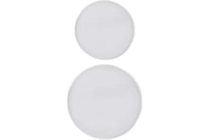 LANDSCAPE LIGHTS2K Moule Resine Silicone Moule Epoxy Casting Mold Moules Ronds Résine Époxy Transparente Moules d'Art Résine Forme Ronde Utilisé pour ee Moule En Silicone Fait Main Colle Cristal Bricolage(2 Pièces)