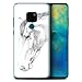 Produktbild eSwish Hülle/Case für Huawei Mate 20 / Pferd Muster/Skizze Zeichnung Kollektion