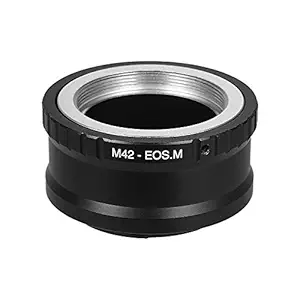 Honelife M42-EOS M Lens Mount Adapter Ring for M42 Lens to Canon EOS M Series Cameras for Canon EOS M M2 M3 M5 M6 M10 M50 M100 Mirrorless Camera