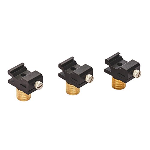 TARION 3 Adaptateur de griffe r  glable   3 Adaptateur de vis 3 8    femelle    1 4    m  le pour flash TARION  Canon  Nikon  Godox  Yongnuo  etc 